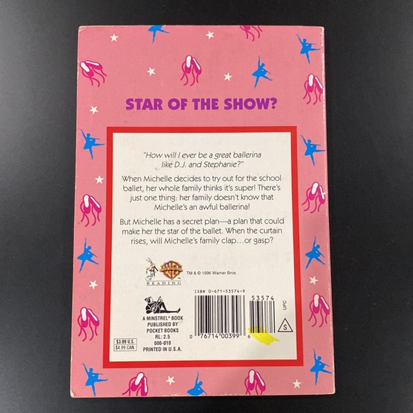 Full House Michelle #6: Ballet Surprise by Jean Waricha - Paperback Novel - Picture 2 of 5